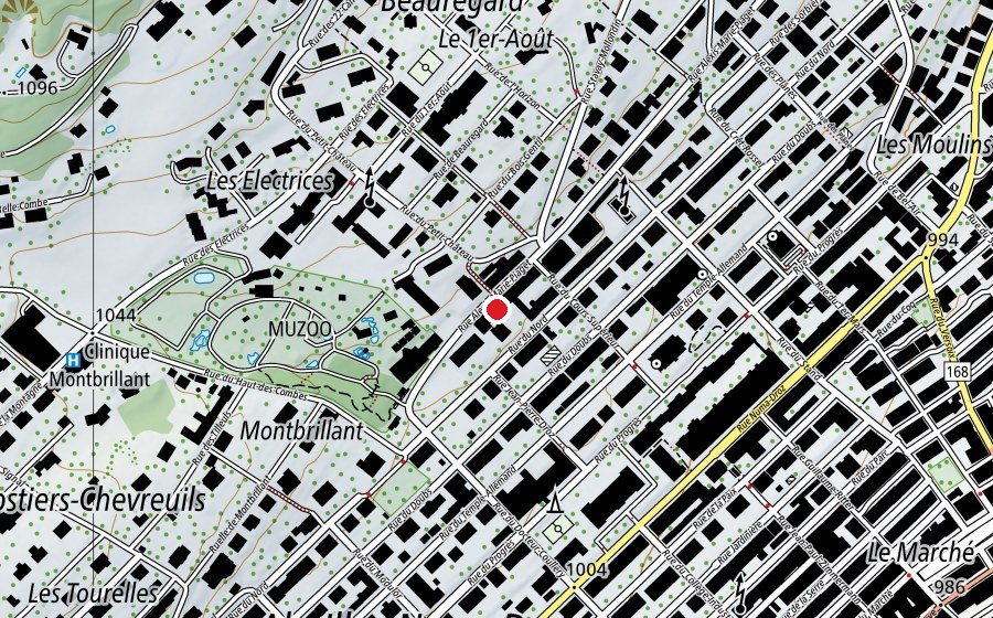 Carte indiquant l’emplacement de Tosal Gym (Salle de fitness)