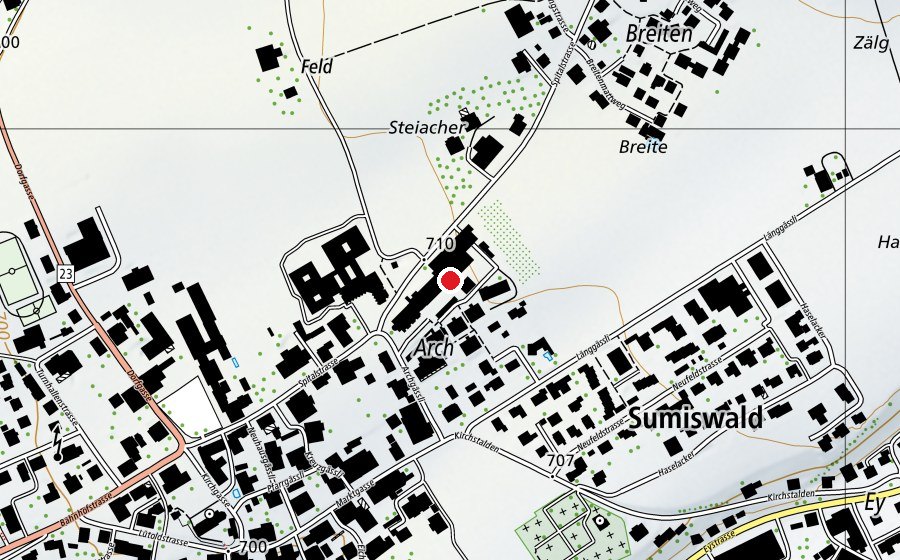 Mappa con la posizione di TrainiQ KIG (Centro fitness)