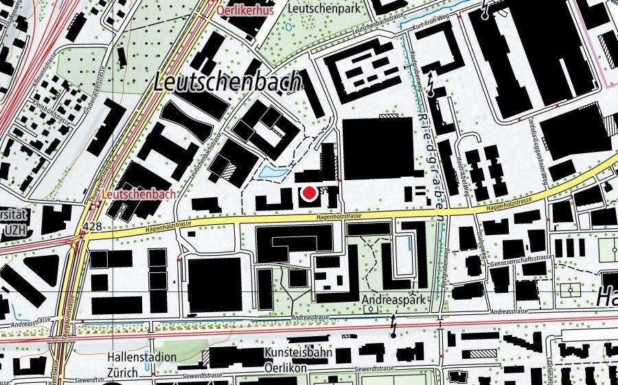 Mappa con la posizione di TuricumFit (Centro fitness)