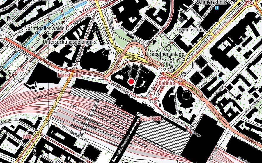 Carte indiquant l’emplacement de update Fitness (Salle de fitness)