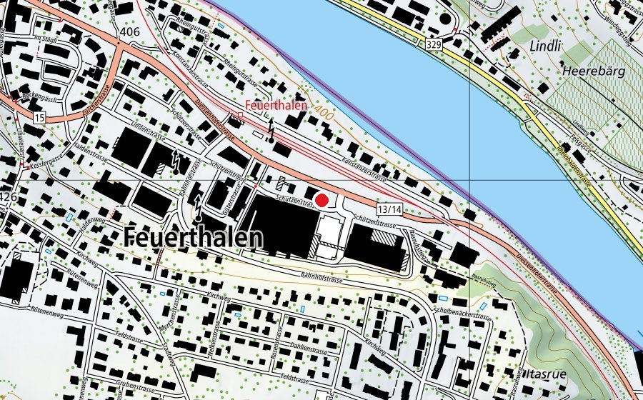 Carte indiquant l’emplacement de update Fitness (Salle de fitness)