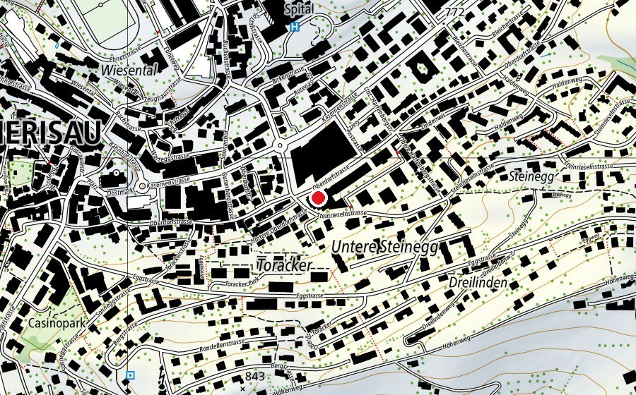 Carte indiquant l’emplacement de Update Fitness (Salle de fitness)