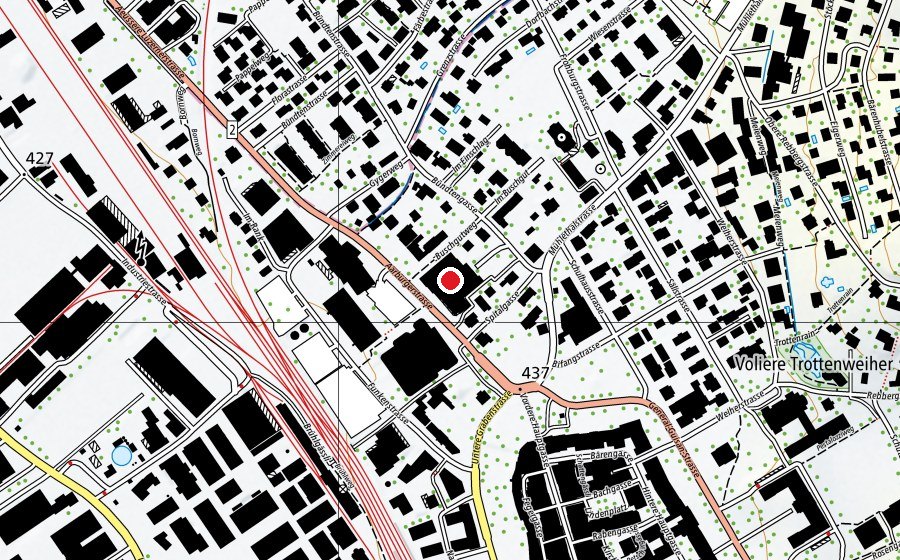 Carte indiquant l’emplacement de update Fitness (Salle de fitness)