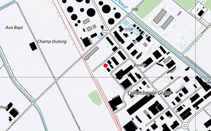 Map showing the location of Vitaforme (Fitness centre)