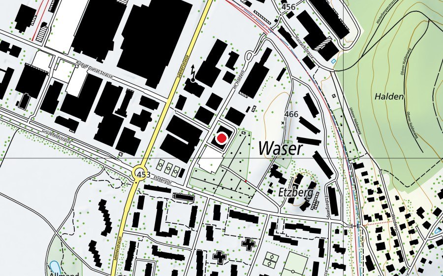 Map showing the location of Wintifit (Fitness centre)