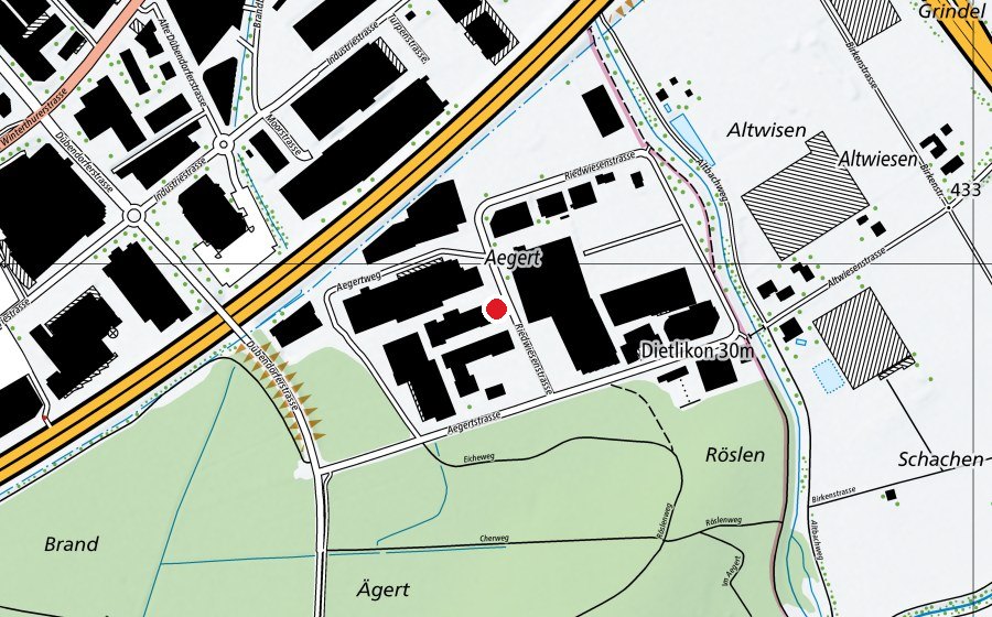 Carte indiquant l’emplacement de Xsund + Fit (Salle de fitness)