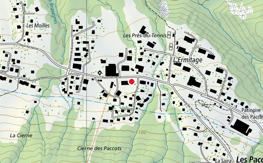Mappa con la posizione di Yog'altitude (Centro fitness)