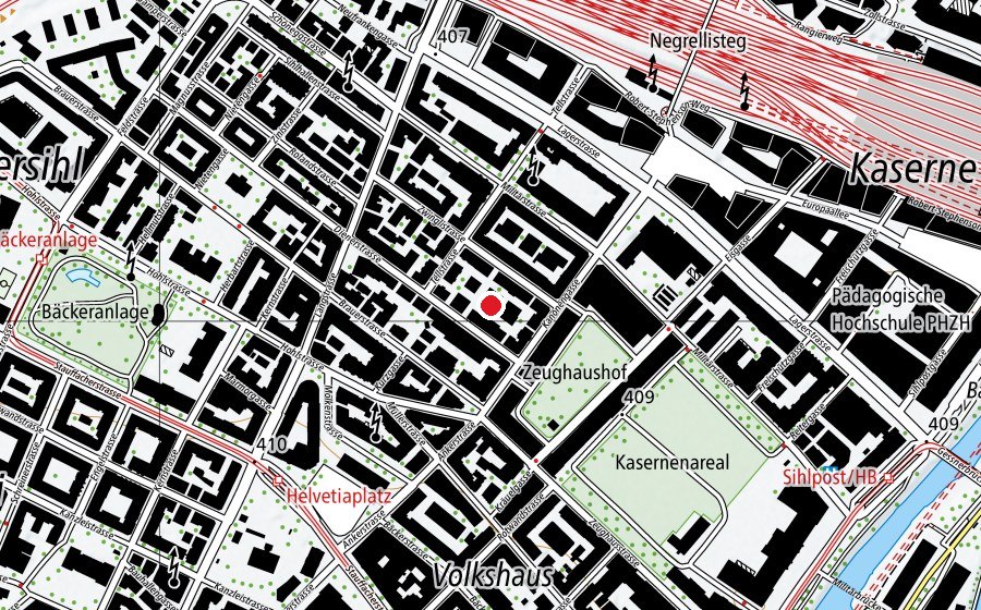 Mappa con la posizione di yoga anker (Centro fitness)