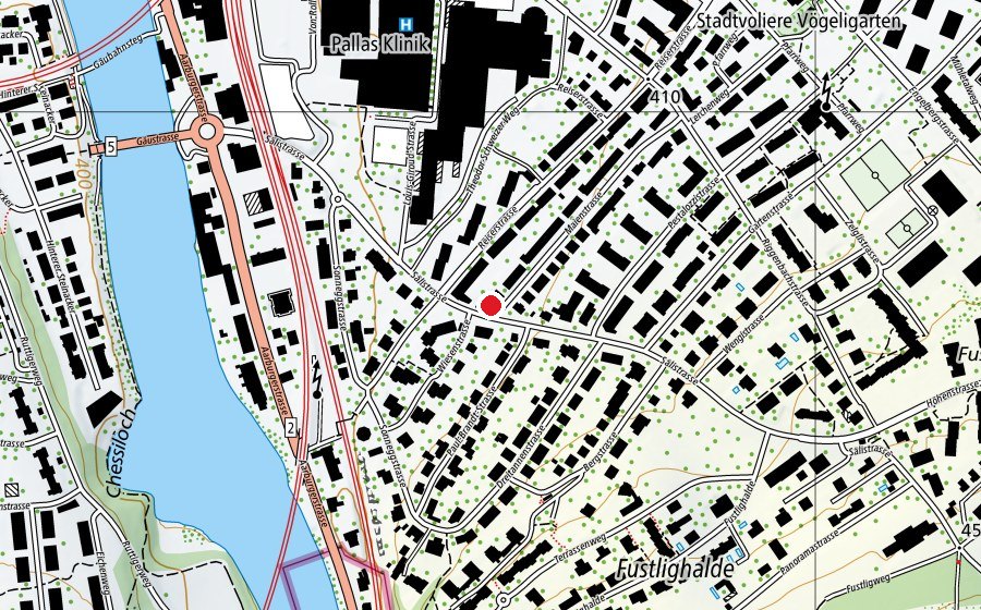 Map showing the location of YOGA FOR YOU (Fitness centre)