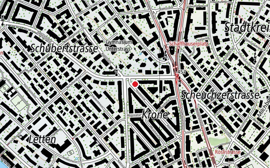 Map showing the location of Yoga2be (Fitness centre)