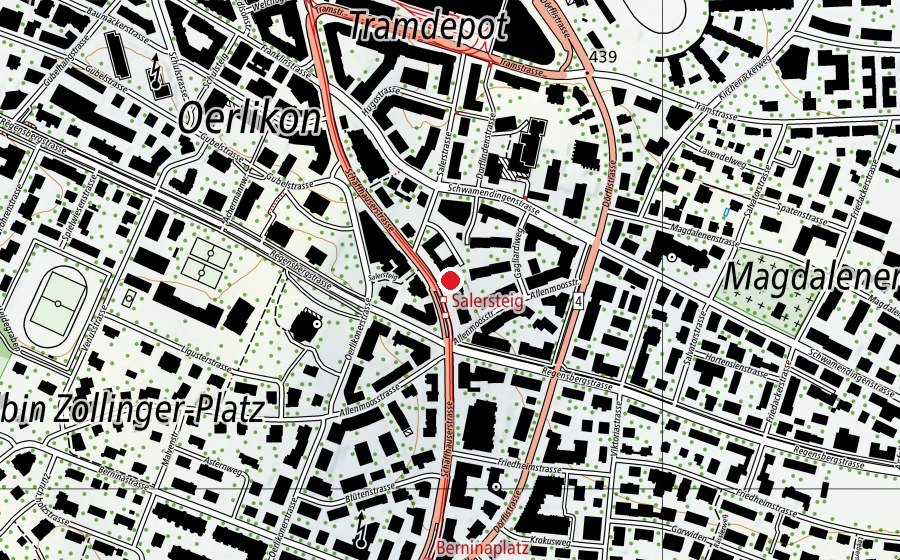 Mappa con la posizione di Yoga2day (Centro fitness)