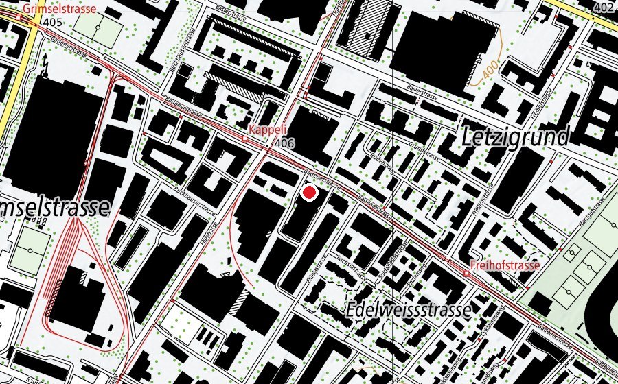 Carte indiquant l’emplacement de Yoga3 (Salle de fitness)