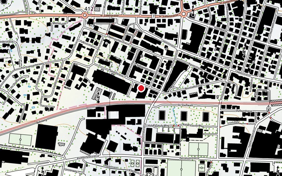 Map showing the location of yoga8sam (Fitness centre)