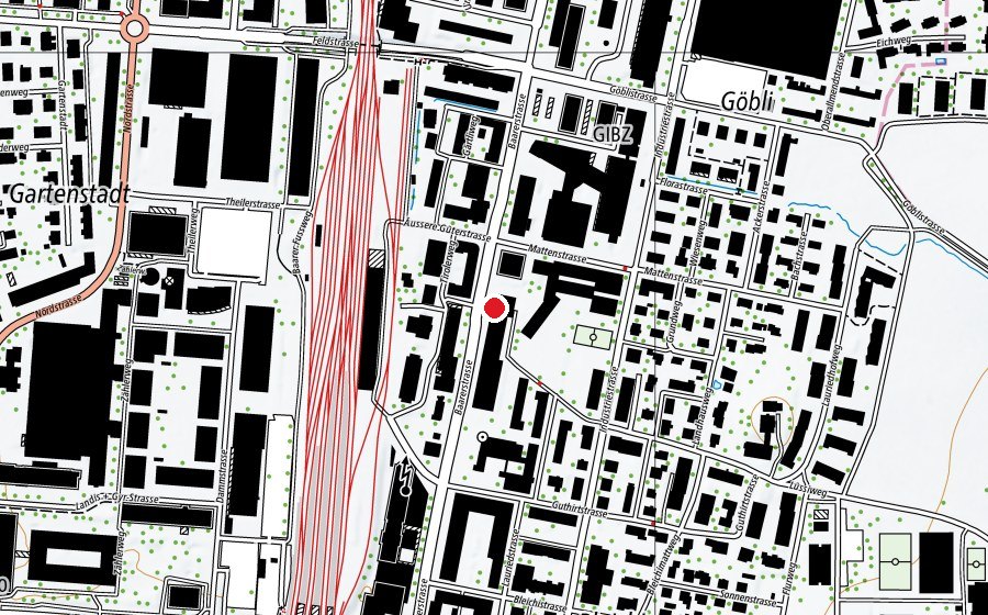 Mappa con la posizione di Zenomi (Centro fitness)