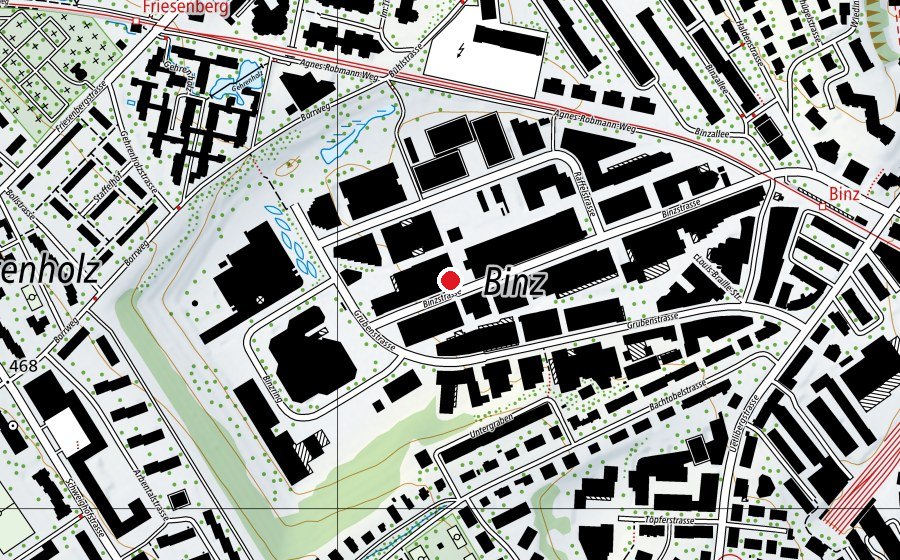Map showing the location of Zuerich Gym – Hurt Locker (Fitness centre)