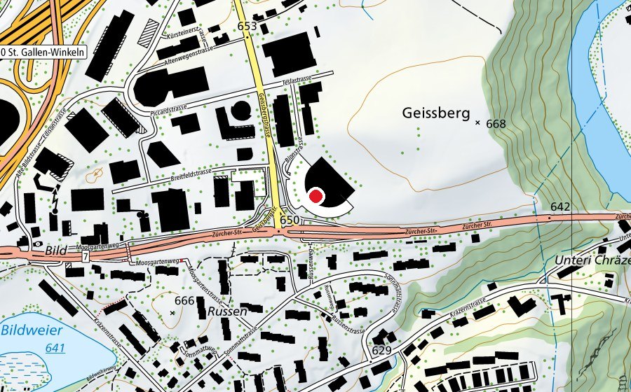 Map showing the location of Academia Euregio (University)