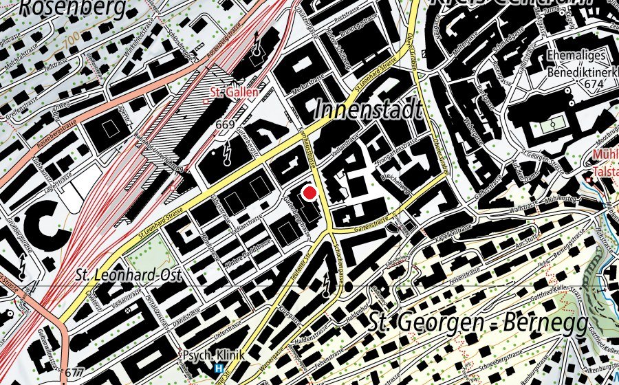Map showing the location of Fachbereich Gesundheit (N4) (University)