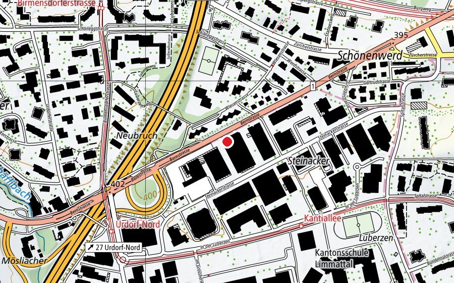 Map showing the location of FFS Fahrlehrer Fachschule (University)