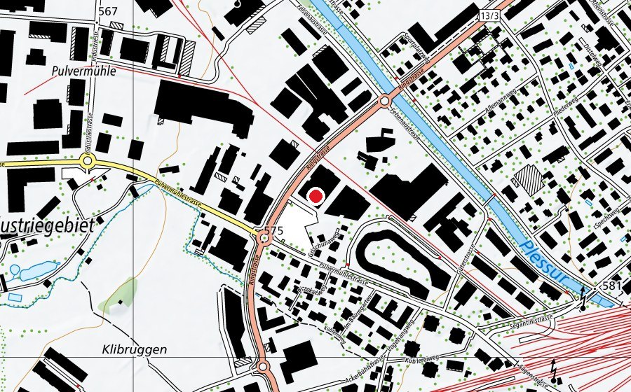 Karte mit dem Standort von Forschungsinstitut für Data Analysis, Artificial Intelligence, Visualization und Simulation (DAViS) (Hochschule)