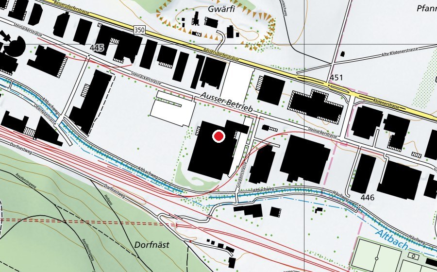 Mappa con la posizione di Horizon Swiss Flight Academy Ltd (Scuola universitaria)