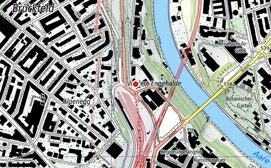 Map showing the location of Institut für Informatik (University)