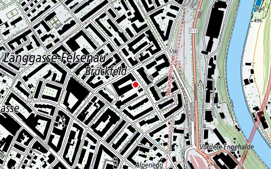 Map showing the location of Institut für Kunstgeschichte (University)