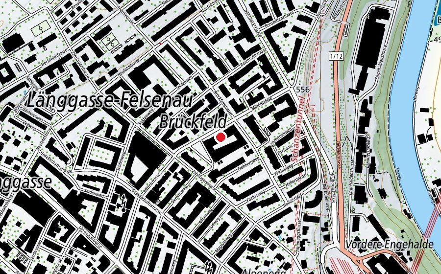 Mappa con la posizione di Institut Musikwissenschaft (Scuola universitaria)