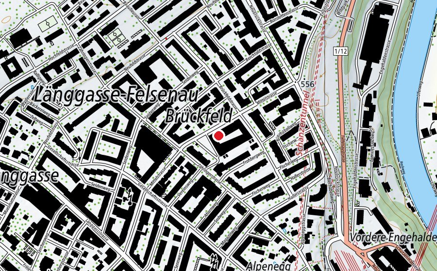 Map showing the location of Institut Theaterwissenschaft (University)