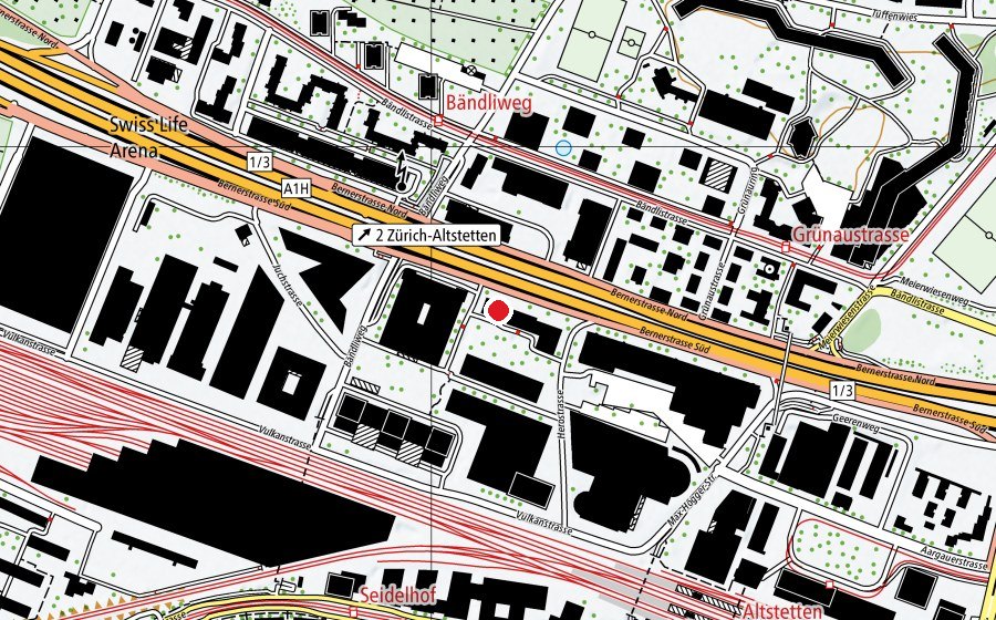 Map showing the location of ipso Bildung (University)