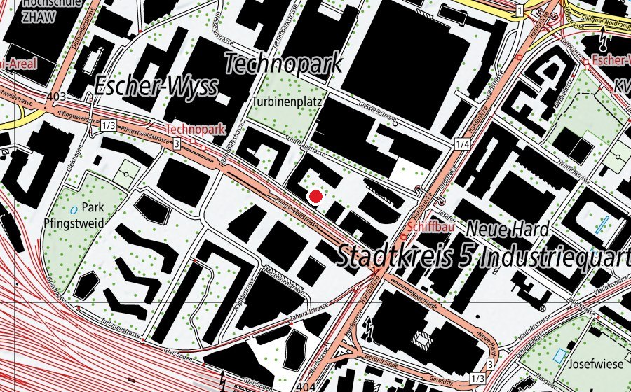 Mappa con la posizione di Marie Meierhofer Institut für das Kind (Scuola universitaria)