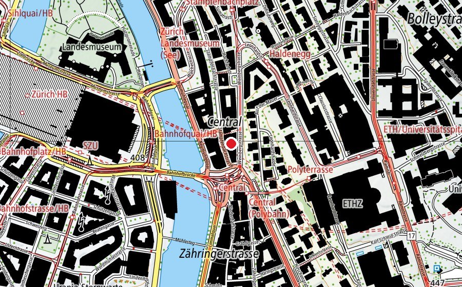 Mappa con la posizione di MBSZ Marketing & Business School (Scuola universitaria)