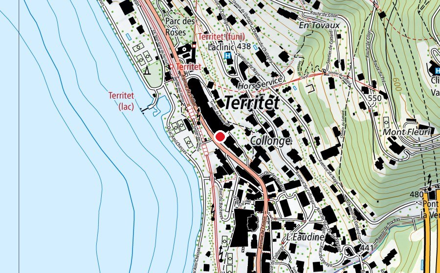 Mappa con la posizione di MBU (Scuola universitaria)