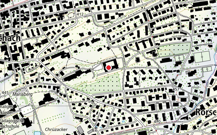 Map showing the location of PHSG Stella Maris (University)
