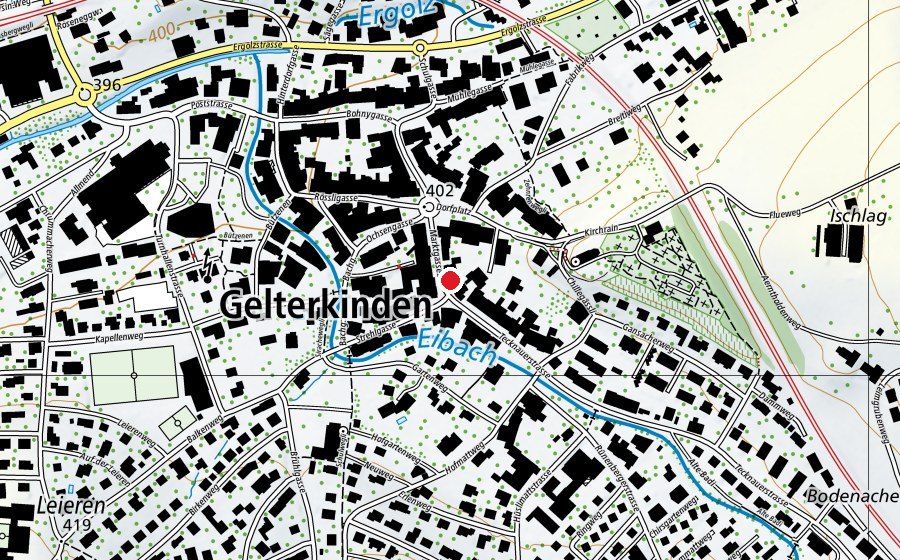Map showing the location of Regionales Bildungsstudio, Rebisto (University)