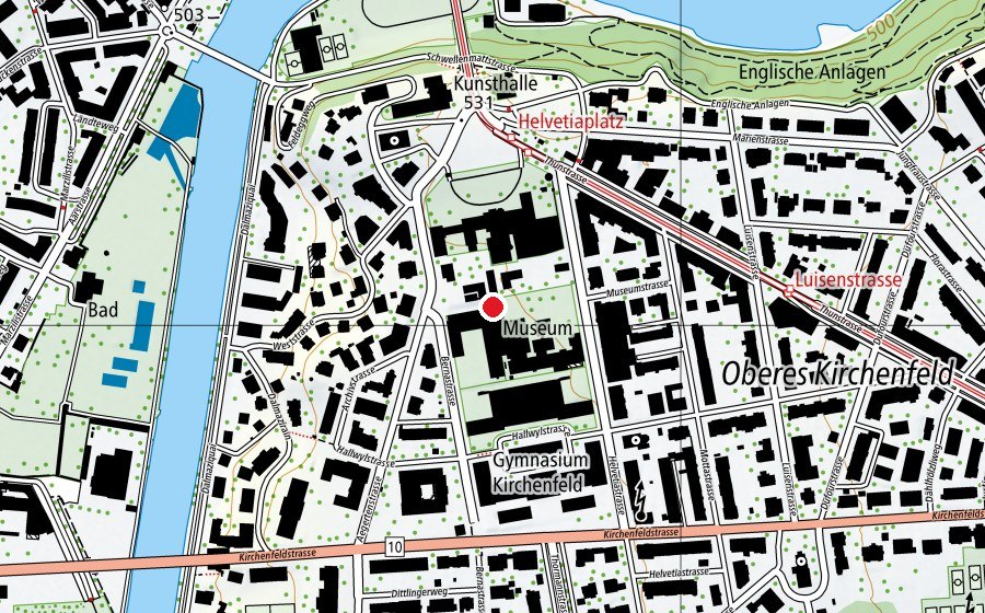 Mappa con la posizione di Universität Bern (Scuola universitaria)
