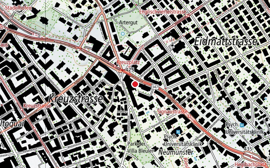 Carte indiquant l’emplacement de 7 Bears Kindergarten und -krippe (École enfantine)