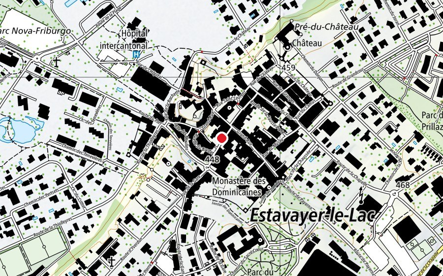 Carte indiquant l’emplacement de Accueil Familial de Jour (École enfantine)