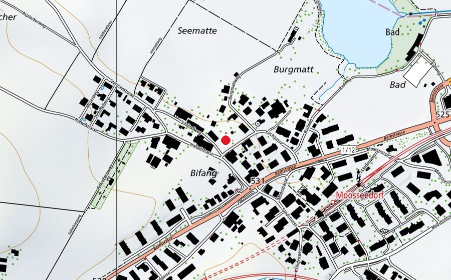 Mappa con la posizione di Altes Schulhaus (Scuola dell’infanzia)