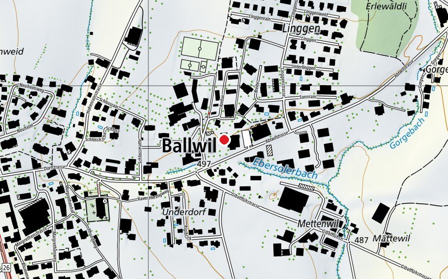 Map showing the location of Ambar (Kindergarten)