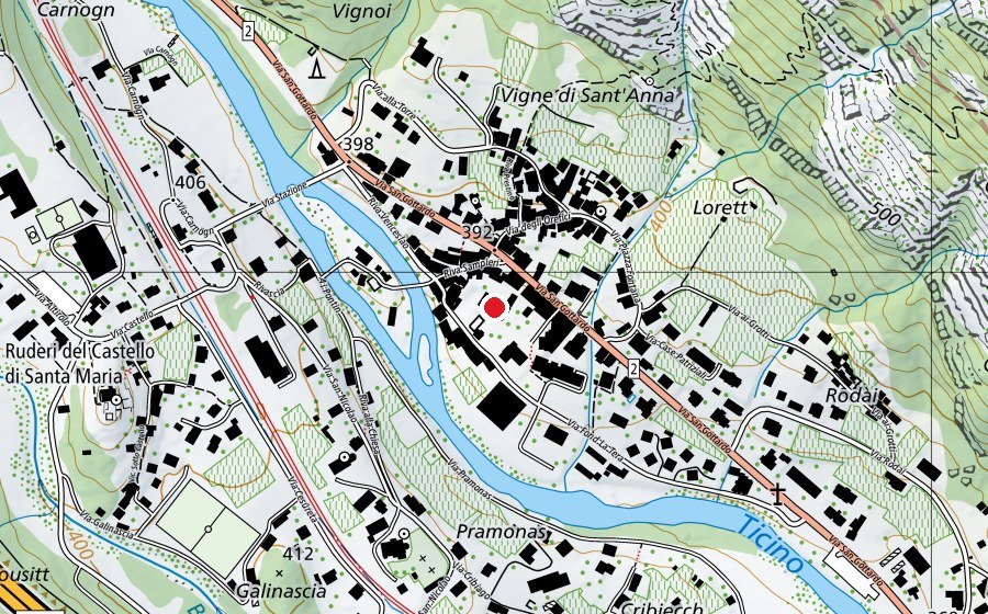 Carte indiquant l’emplacement de Asilo Nido (École enfantine)