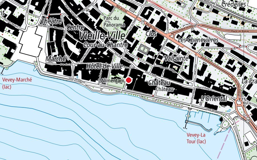 Map showing the location of Atelier Tom Pouce (Kindergarten)