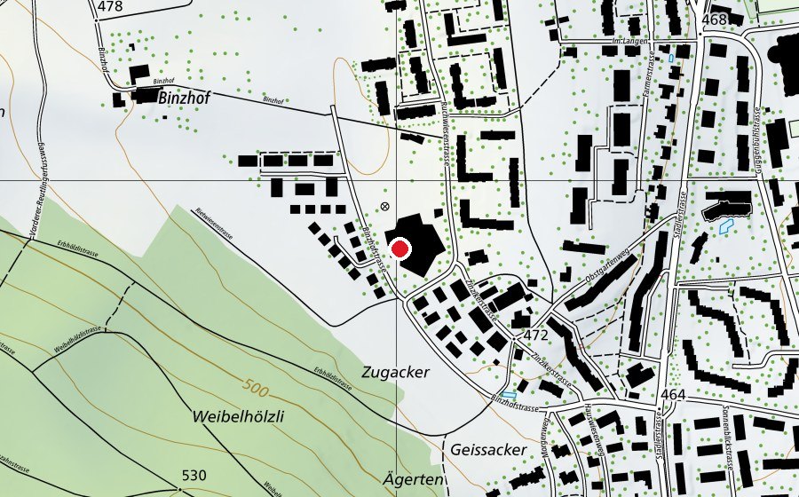 Mappa con la posizione di Betreuung Zinzikon (Scuola dell’infanzia)