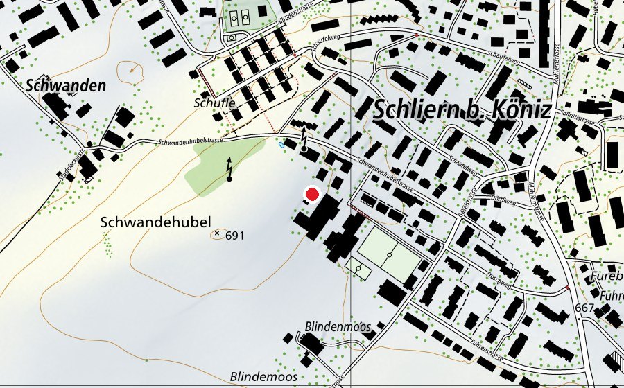 Mappa con la posizione di Blimo 1 (Scuola dell’infanzia)