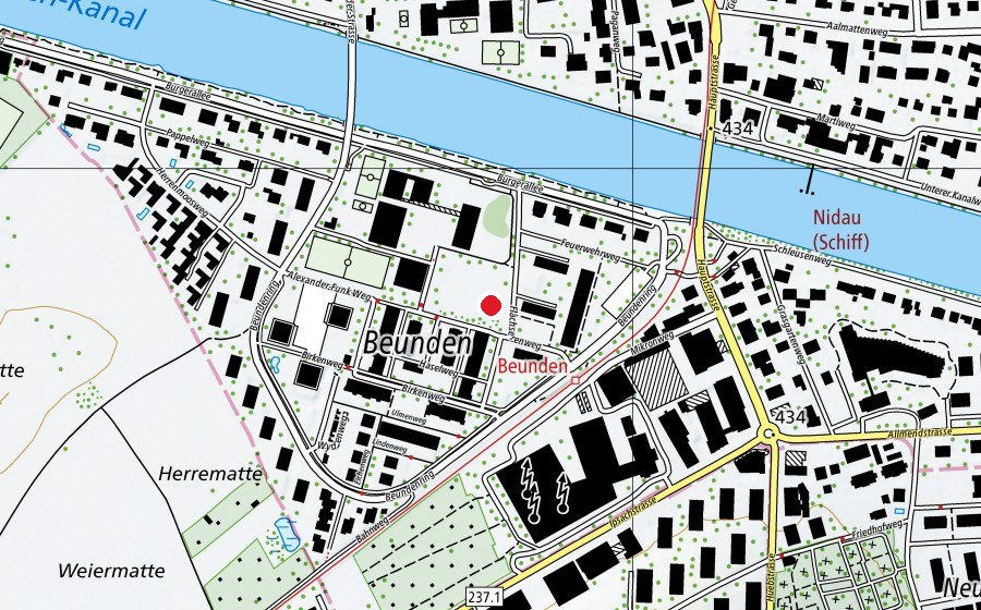 Mappa con la posizione di Burgerbeunden (Scuola dell’infanzia)