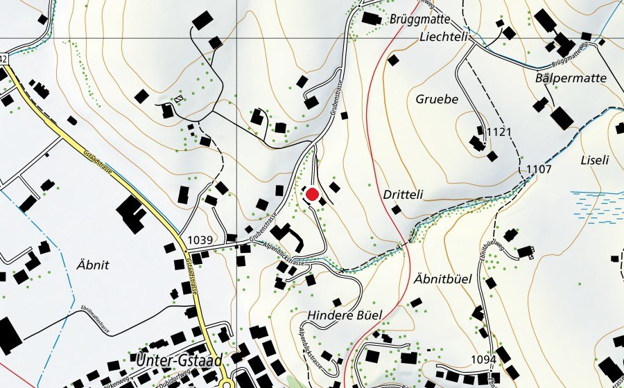 Carte indiquant l’emplacement de Chinderhuus Ebnit (École enfantine)