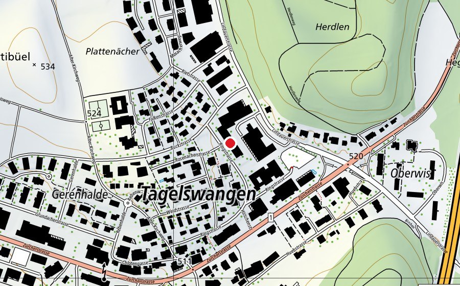 Mappa con la posizione di Chinderhuus Ziczac (Scuola dell’infanzia)