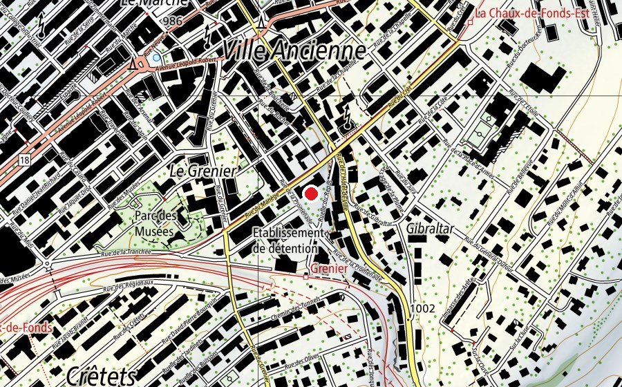 Mappa con la posizione di Collège de la Promenade (Scuola dell’infanzia)