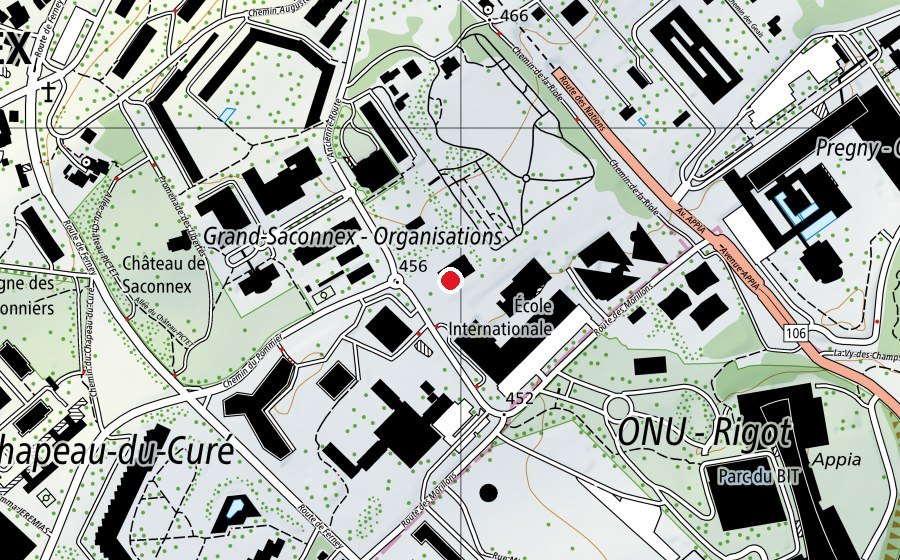 Carte indiquant l’emplacement de Crèche des Morillons (École enfantine)