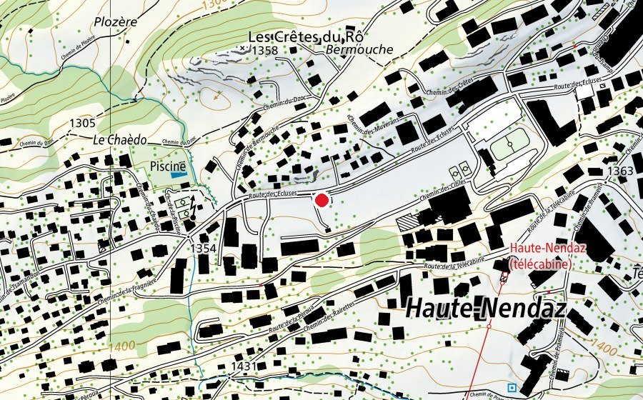 Map showing the location of Crèche du P'tit Bec (Kindergarten)