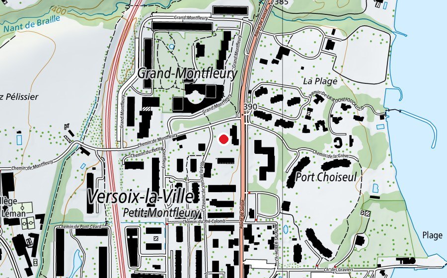 Carte indiquant l’emplacement de Crèche Fleurimage (École enfantine)